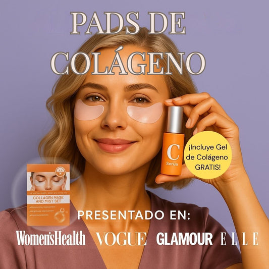 Pads de Colágeno + Gel con Vitamina C y Serum Quita Ojeras (GRATIS)