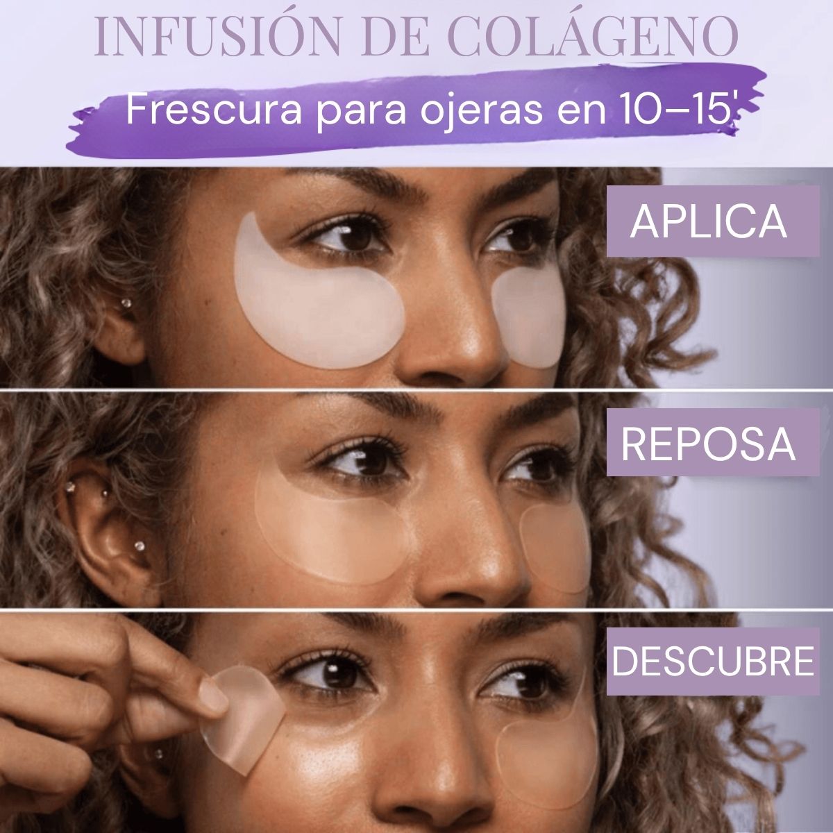 Pads de Colágeno + Gel con Vitamina C y Serum Quita Ojeras (GRATIS)